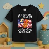 ItS Not 4th Of July Until My Weiner Comes Out Toddler T-Shirt thumb 3