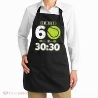 Im Not 60 Year Old Funny Tennis 60th Birthday Apron thumb 2