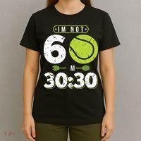 Im Not 60 Year Old Funny Tennis 60th Birthday T-Shirt thumb 4