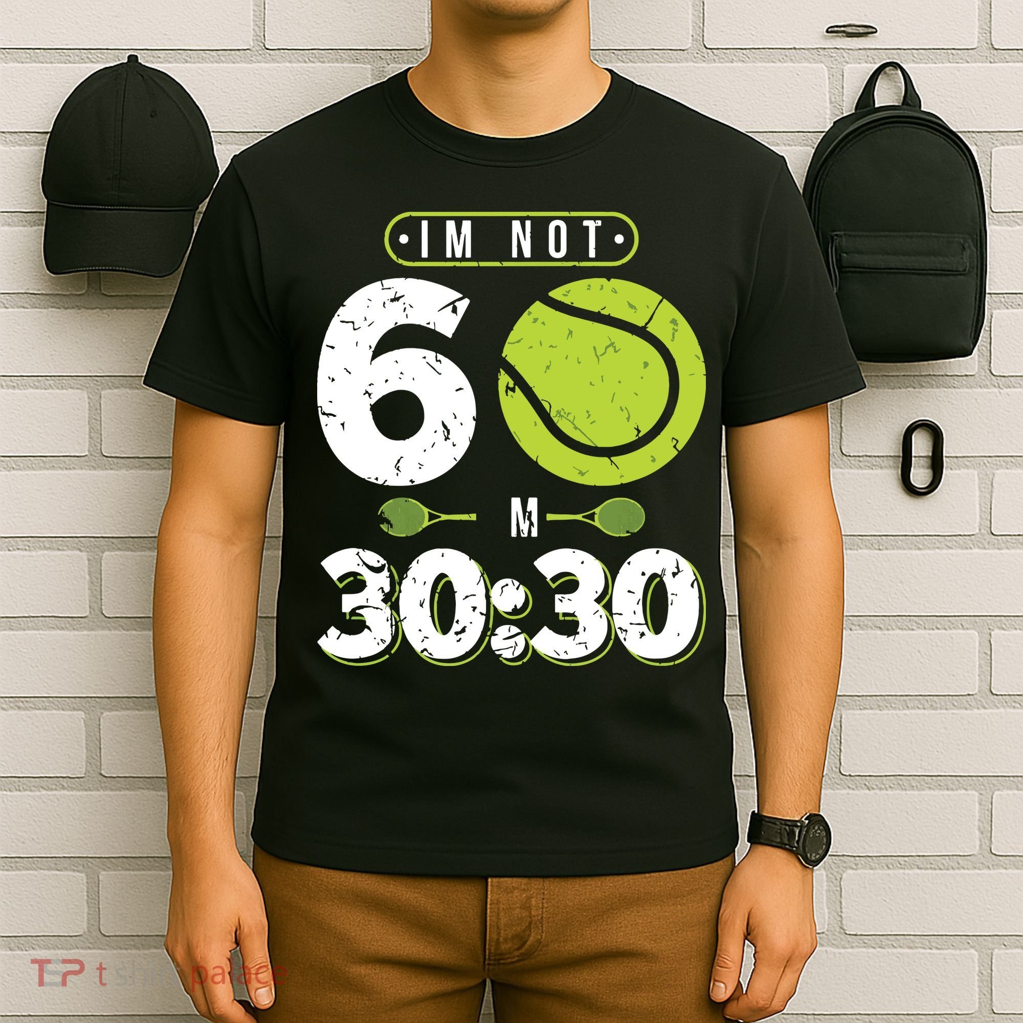Im Not 60 Year Old Funny Tennis 60th Birthday T-Shirt