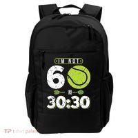 Im Not 60 Year Old Funny Tennis 60th Birthday Backpack thumb 0