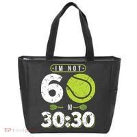 Im Not 60 Year Old Funny Tennis 60th Birthday Tote Bag thumb 0