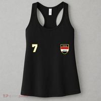 Iraq Number 7 Soccer Flag Football Seven Iraqi Women's Tank Top thumb 3