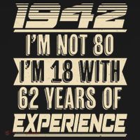 I'm Not 80 1942 Birthday Hoodie thumb 2