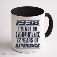 I'm Not 90 1932 Birthday Coffee Mug thumb 1