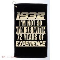 I'm Not 90 1932 Birthday Golf Towel thumb 0