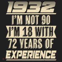 I'm Not 90 1932 Birthday Golf Towel thumb 3