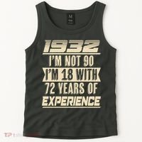 I'm Not 90 1932 Birthday Tank Top thumb 2