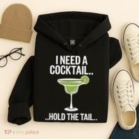 I Need A Cocktail Hold The Tail Mixed Drink Shot Alcohol Bar Hoodie thumb 4