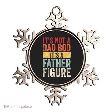 Its Not A Dad Bod Its A Father Figure Funny Retro Vintage Ornament