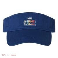 I Need A Huge Cocktail Humor Retro Gift Visor thumb 0
