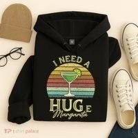 I Need A Huge Margarita Cocktail Hoodie thumb 4