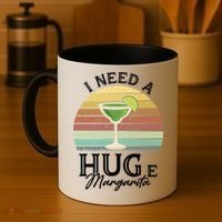 I Need A Huge Margarita Cocktail Coffee Mug thumb 4