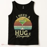 I Need A Huge Margarita Cocktail Tank Top thumb 2