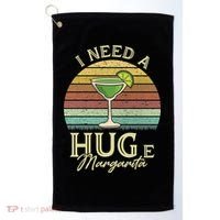 I Need A Huge Margarita Cocktail Golf Towel thumb 0