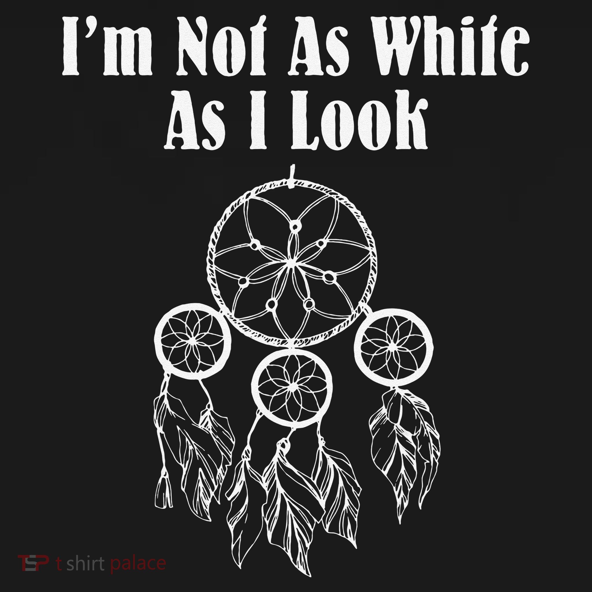 I'm Not As White As I Look Native American Apron