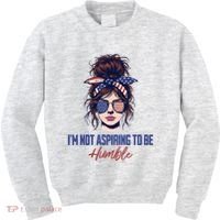 IM Not Aspiring To Be Humble Kids Sweatshirt thumb 0