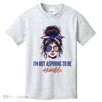 IM Not Aspiring To Be Humble Kids T-Shirt thumb 0
