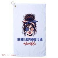 IM Not Aspiring To Be Humble Golf Towel thumb 0