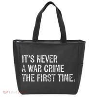ItS Never A War Crime The First Time Funny Saying Tote Bag thumb 0