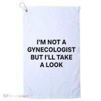 IM Not A Gynecologist But ILl Take A Look Funny Saying Golf Towel thumb 0