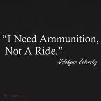 I Need Ammunition Not A Ride Ukraine President Voloydmyr Zelensky Visor thumb 3