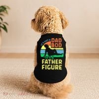 It's Not A Dad Bod It's A Father Figure Funny Doggie Tank thumb 2