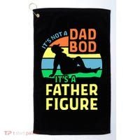 It's Not A Dad Bod It's A Father Figure Funny Golf Towel thumb 0