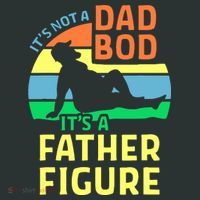 It's Not A Dad Bod It's A Father Figure Funny Coaster thumb 2