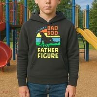 It's Not A Dad Bod It's A Father Figure Funny Kids Hoodie thumb 2