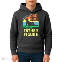 It's Not A Dad Bod It's A Father Figure Funny Kids Hoodie thumb 4