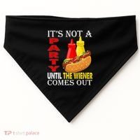 Its Not A Party Until The Wiener Comes Out USA-Made Doggie Bandana thumb 0