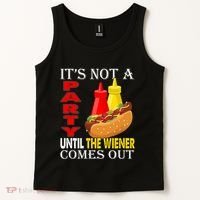 Its Not A Party Until The Wiener Comes Out Tank Top thumb 2