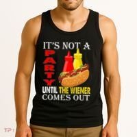 Its Not A Party Until The Wiener Comes Out Tank Top thumb 3