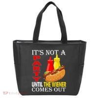 Its Not A Party Until The Wiener Comes Out Tote Bag thumb 0