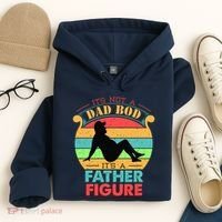 Its Not A Dad Bod Its A Father Figure Funny Fathers Day Hoodie thumb 4