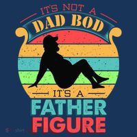 Its Not A Dad Bod Its A Father Figure Funny Fathers Day Baby Bodysuit thumb 2