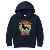 Its Not A Dad Bod Its A Father Figure Funny Fathers Day Kids Hoodie thumb 0