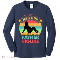 Its Not A Dad Bod Its A Father Figure Funny Fathers Day Kids Long Sleeve Shirt thumb 0
