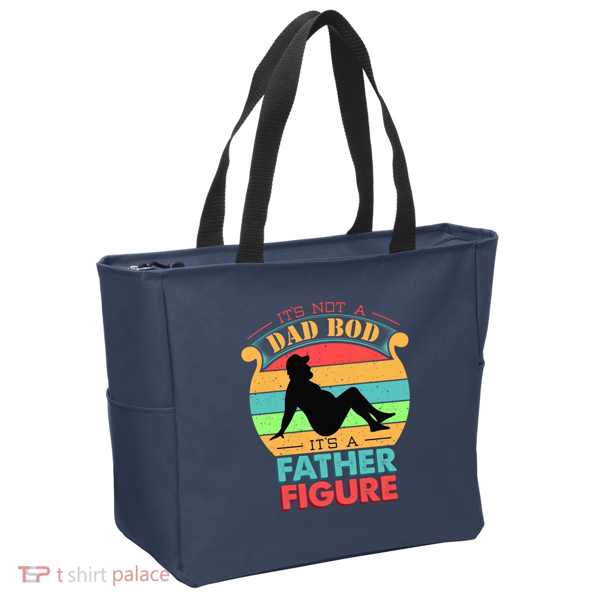 Its Not A Dad Bod Its A Father Figure Funny Fathers Day Tote Bag