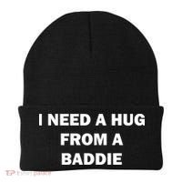 I Need A Hug From A Baddie Beanie thumb 0