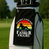 Its Not A Dad Bod Its A Father Figure Funny Sexy Golf Towel thumb 2