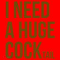 I Need A Huge Cock Tail – Funny Adult Humor Drinking Santa Hat thumb 1