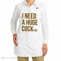 I Need A Huge Cock Tail – Funny Adult Humor Drinking Apron thumb 2