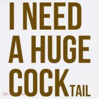 I Need A Huge Cock Tail – Funny Adult Humor Drinking Sweatshirt thumb 3