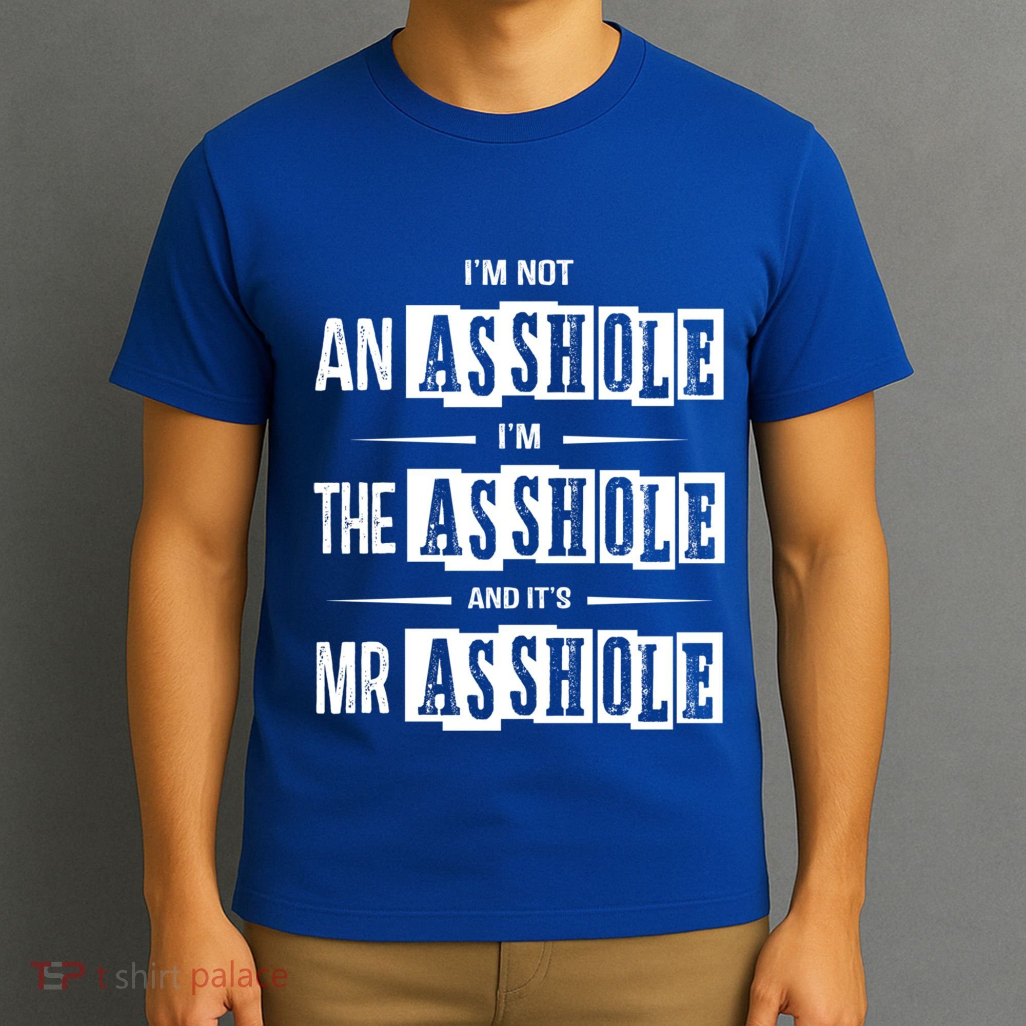 IM Not An Asshole IM The Asshole And ItS Mr Asshole Funny Cute Gift T-Shirt