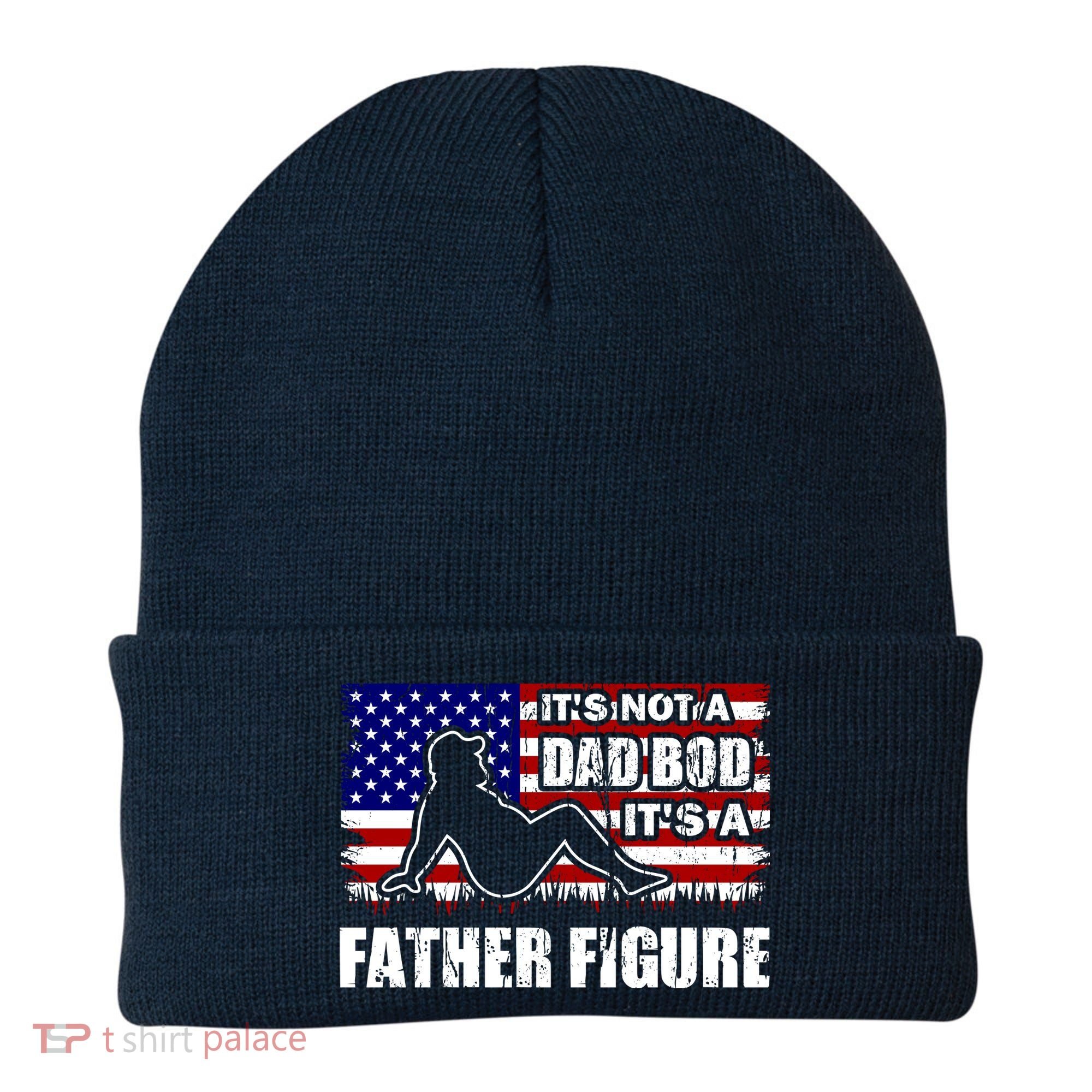 Its Not A Dad Bod Its A Father Figure Funny USA Sexy Beanie