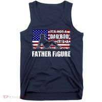 Its Not A Dad Bod Its A Father Figure Funny USA Sexy Tank Top thumb 0