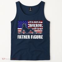 Its Not A Dad Bod Its A Father Figure Funny USA Sexy Tank Top thumb 2