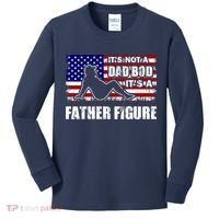 Its Not A Dad Bod Its A Father Figure Funny USA Sexy Kids Long Sleeve Shirt thumb 0